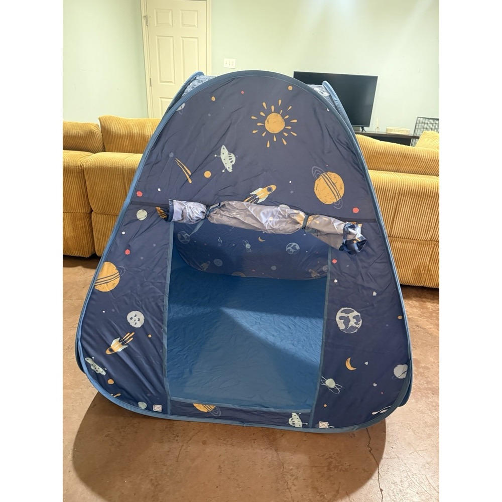 Pop Up Space Kids' Tent - Pillow Fort- 44 Inches Tall By 41 Inches Wide